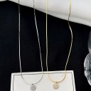 Damhalsband med zirkon D457 4