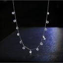 Damhalsband med zirkoner D532 3
