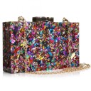 Damhandväska med glitter 1