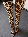 Damleggings med leopardtryck J521 14