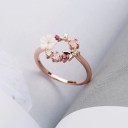 Damring med blomma D2563 3
