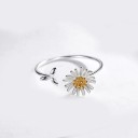 Damring med blomma D2580 2