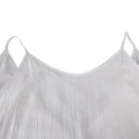 Dams lång nattklänning med V-ringning Elegant lös klänning med underkjol och slits Polyester Nylon Rayon Olika färger 5