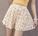 Damshorts med blommor A711 2