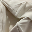 Damsk beige elegant jacka med krage och fickor Enfärgad jacka i polyester Stilig kavaj för kontoret, sociala evenemang och vardagsbruk 7