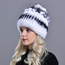 Damsk beranice av kaninpäls J776 4