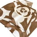 Damsk kvadratisk scarf 90 x 90 cm Blommönster Lätt elegantiskt tillbehör av polyester Stilig scarf med subtilt blommönster för vardagligt 7