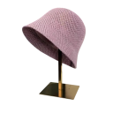 Damsk nätad andningsbar hatt 56–58 cm Polyester Sommar lätt hatt mot solen Elegantisk luftig accessoar 3