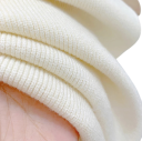 Damsk topp utan ärmar i polyester och bomull Enfärgad elegant stickad topp med rund hals Universalstorlek 3