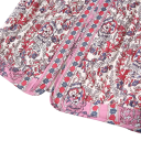 Damsk väst med mönster i lätt polyester Stilren lång väst utan knäppning i olika färger Elegant modeaccessoar för vardagsbruk 7