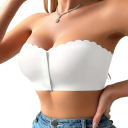 Dámska bezešvá podprsenka bez ramienok s hladkým povrchom nylon bavlna pre nosenie pod šaty a topy bez viditeľných švov 1