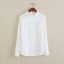 Dámska biela košeľa s dlhým rukávom 7