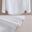 Dámska biela košeľa s dlhým rukávom 3