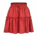 Dámska Bodkovaná mini sukňa A1156 5