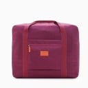 Dámská cestovní taška s páskem na rukojeť kufru Přední kapsa na zip a dvě ucha Nylon 41 x 16,5 x 31 cm Na víkendové výlety i dovolenou 5