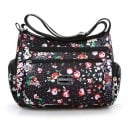 Dámska crossbody kabelka cez rameno s potlačou Niekoľko vreciek na zips vpredu aj po stranách Látka oxford a polyester 26 x 20 x 10 cm 6