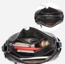 Dámska crossbody kabelka na zips s diagonálnymi panelmi na prednej strane Odepínací popruh cez rameno aj cez telo 28 x 11 x 18 cm 9