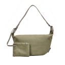Dámská crossbody kabelka přes rameno ve tvaru půlměsíce Zapínání na zip Malá taštička v sadě Popruh s kovovými karabinami 1