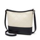Dámská crossbody kabelka přes rameno z PU kůže Elegantní kosočtverečné prošívání Hladký spodní díl Tenký popruh Rozměry 22 x 18 x 4 cm 2