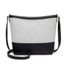 Dámská crossbody kabelka přes rameno z PU kůže Elegantní kosočtverečné prošívání Hladký spodní díl Tenký popruh Rozměry 22 x 18 x 4 cm 4