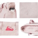 Dámská crossbody taška přes rameno Velkokapacitní nákupní kabelka 41 x 15,5 x 33 cm Nylon a polyester Velikost L Na notebook i do školy 7