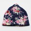 Damska czapka z kwiatami A528 2