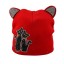 Damska czapka z uszami kota 6