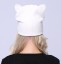 Damska czapka z uszami kota 2
