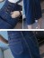 Dámska dlhá džínsová sukňa s ramienkami 4