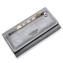 Dámska dlhá peňaženka z pravej kože s klopou a zipsovým vreckom na mince na prednej strane Lesklý povrch s prešitými okrajmi 19 x 10 x 3 3