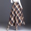 Dámska dlhá sukňa s kockovaným vzorom A1142 2