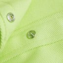 Dámská dlouhá košile v limetkově zelené barvě Volný oversize střih se spuštěnými rameny Zapínání na patentky Klasický límeček Polyester 5