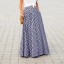 Dámská dlouhá sukně s kostkovaným vzorem 5