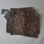 Dámska džínsová mini sukňa s leopardím vzorom 2