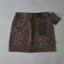 Dámska džínsová mini sukňa s leopardím vzorom 3