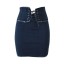 Dámska džínsová mini sukňa so šnurovaním 1
