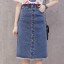 Dámska džínsová sukňa s gombíkmi A1140 3