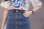 Dámska džínsová sukňa s gombíkmi A1140 1