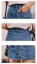 Dámska džínsová sukňa s gombíkmi 7