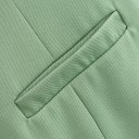 Dámska elegantná jednofarebná vesta s výstrihom do O Zapínanie na gombíky Štýlová polyesterová vesta bez rukávov pre každodenné i formálne nosenie 14