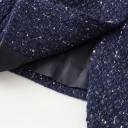 Dámská elegantní jednobarevná vesta s páskem a kapsičkami na prsou Výstřih do O Zapínání na knoflíky Stylová polyesterová vesta Různé barvy 8