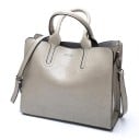 Dámská elegantní kabelka do ruky i přes rameno Velký objem Hlavní oddíl na zip Odnímatelný popruh PU koženka 32 x 12 x 26 cm 7