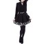 Dámska gotická sukňa čierna A1144 3