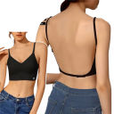 Dámská hladká podprsenka bez ramínek s tvarovanými košíčky nylon pro nošení pod šaty bez viditelných linií 2