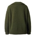 Dámská hřejivá chlupatá bunda na zip se širokým límcem Volný střih se spadlými rameny Dvě velké přední kapsy Polyester s bavlnou 29