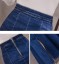 Damska jeansowa spódnica midi z wysokim stanem 4