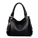 Dámská kabelka do ruky typu hobo Zrnitá umělá kůže Ozdobný přívěsek se střapci Zapínání na zip Vnitřní kapsy 40 x 15 x 28 cm 2