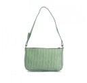 Dámská kabelka pod paži se vzorem krokodýlí kůže Krátký ramenní popruh s přezkou Zapínání na zip PU kůže a polyester 23 x 15 x 3,5 cm 4