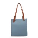 Dámská kabelka přes rameno ve tvaru shopperu 27 x 31 x 11 cm Z umělé PU kůže Dlouhá ucha s kovovou přezkou Kulatá kovová oka 8