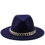 Damska kapelusz z łańcuszkiem A2449 8